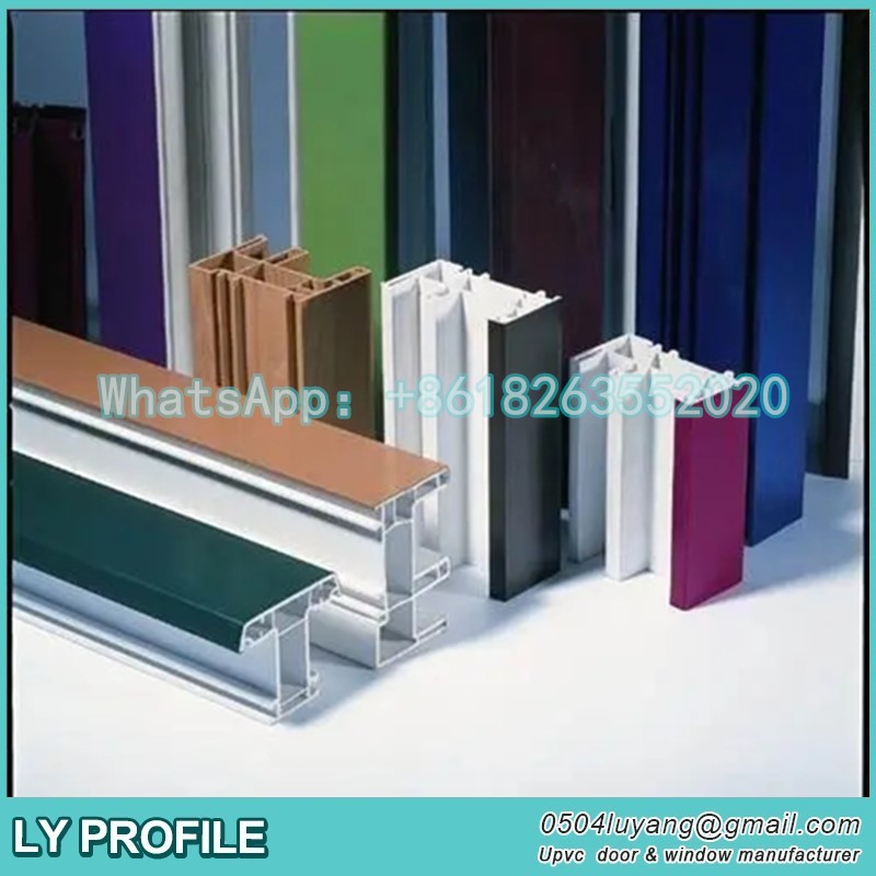 Proceso de coextrusión de dos colores del perfil LY UPVC